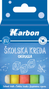 237989-EC Kreda šk. u boji KARBON okrugla 10/1 P66