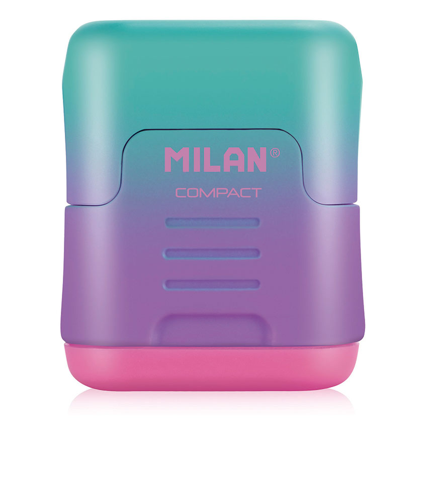 237997-EC Šiljilo plastično 2 rupe MILAN Compact Sunset sort display P24/288