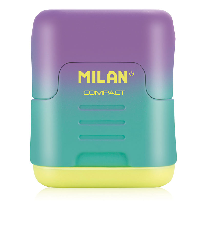 237997-EC Šiljilo plastično 2 rupe MILAN Compact Sunset sort display P24/288