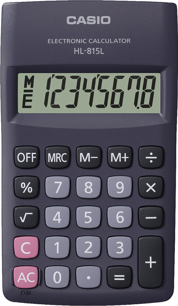 238048-EC Kalkulator CASIO HL-815L-BK KARTON.PAK crni P10/100 bls