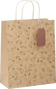 238624-EC Vrećica M natron božićna ekskluziv 23x18x10 cm 77531 12/240