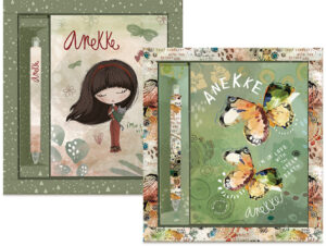 238646-EC Poklon set  Anekke: notes A5 + ol.kem P28/56