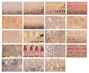 238721-EC Papir ukrasni 1x0,7m 65g/m2 Metal Kraft Božićni, MK301AP1 P50