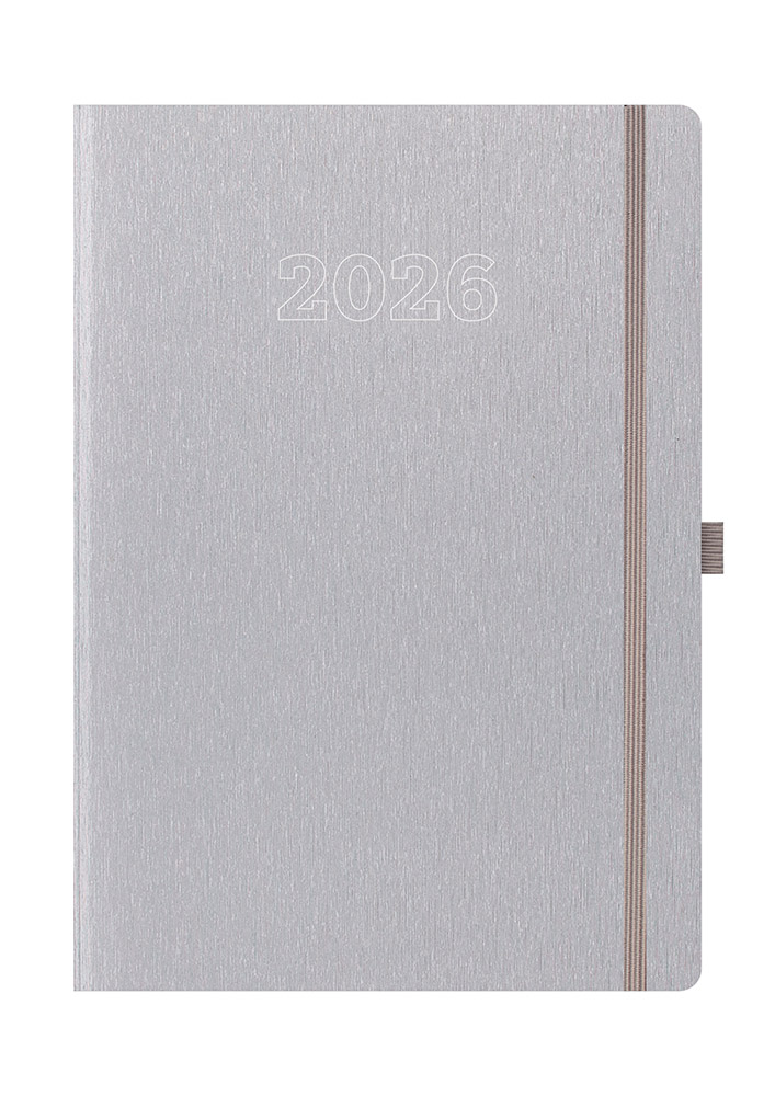 238762-EC Dnevnik GLASGOW B5 2026 bijeli 17x24cm P20