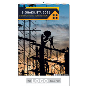 238785-EC Kalendar S GRADILIŠTA 13L 30,5x43+7, spirala P50 OG 2026