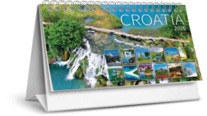 Kalendar stolni CROATIA 13L 21x11+3 P100 KL 2026