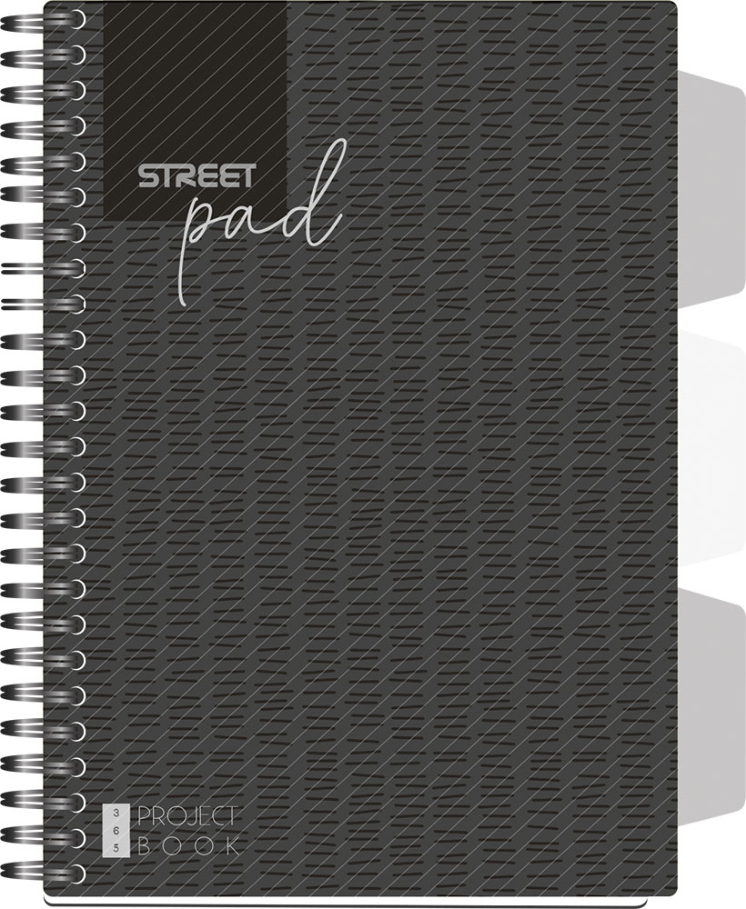 239002-EC Blok kolegij A5/D STREET PAD BLACK 100L sa pregradama 67131 P30