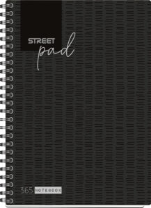 239007-EC Blok kolegij A5/K STREET PAD BLACK 100L 67136 P30