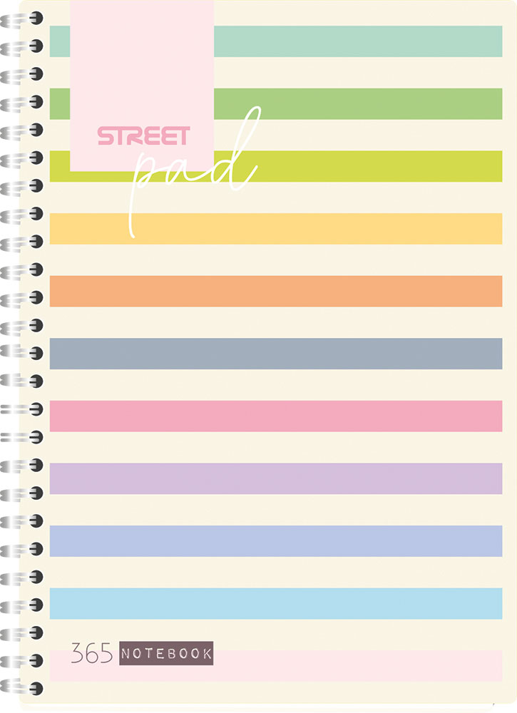 239016-EC Blok kolegij A5/K STREET PAD STRIPES 100L 67152 P30