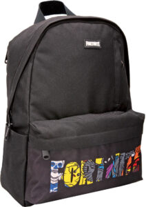 239583-EC Ruksak FORTNITE BLACK 1 zip 32x17x42 cm P15 NETTO