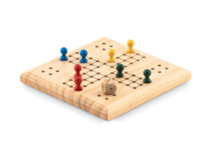 Igra društvena Čovječe ne ljuti se 12x12x1,5 cm u pamučnoj vrećici P80