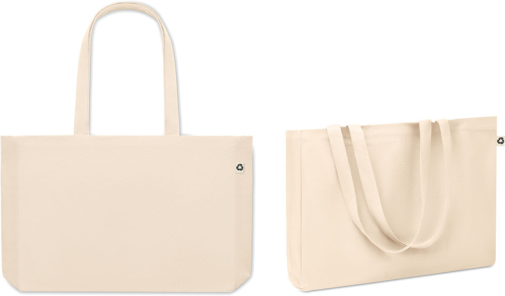 239868-EC Torba shopping canvas Recycled pamučna bež 280g 49x9x37cm P1/50