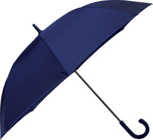 240376-EC Kišobran Aurora t.plavi 8-panelni aut. gumirana drška P48
