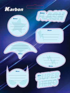 240903-EC Naljepnice za bilježnice KARBON DEČKI 7 kom P24/240/480