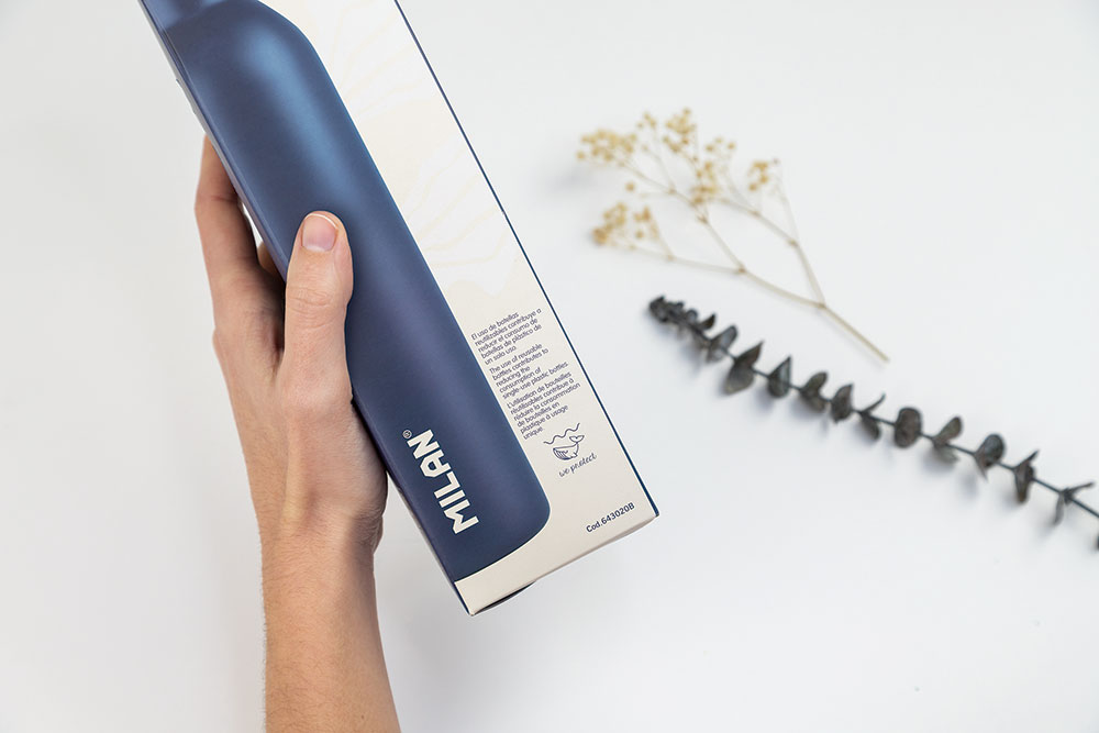 240949-EC Boca za vodu MILAN Serija 1918 plava 591ml, isotermalna, nehrđajući čelik P12