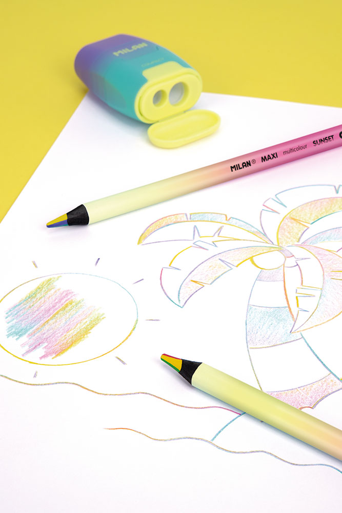 240968-EC Boja drvena 1/1 multicolor maxi MILAN Sunset P12/144/576