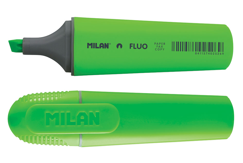 240992-EC Signir MILAN Fluo 4.8mm kosi vrh zeleni P12/432