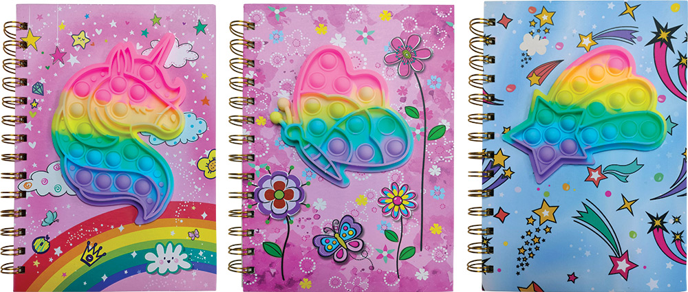 241018-EC Notes spiralni pop-it A5 CREATIVE tvrdi uvez sort P45/90 NETTO