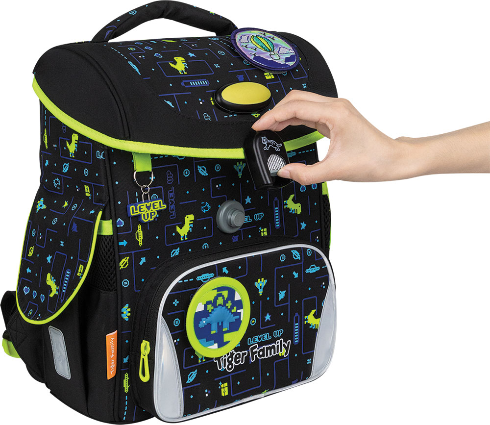 241159-EC Torba prv.anat. TIGER FAMILY Jolly Level Up (Go Green) P4 NETTO