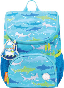 241184-EC Ruksak vrtićki TIGER FAMILY Little Travelers Blue Aquarium P12 NETTO