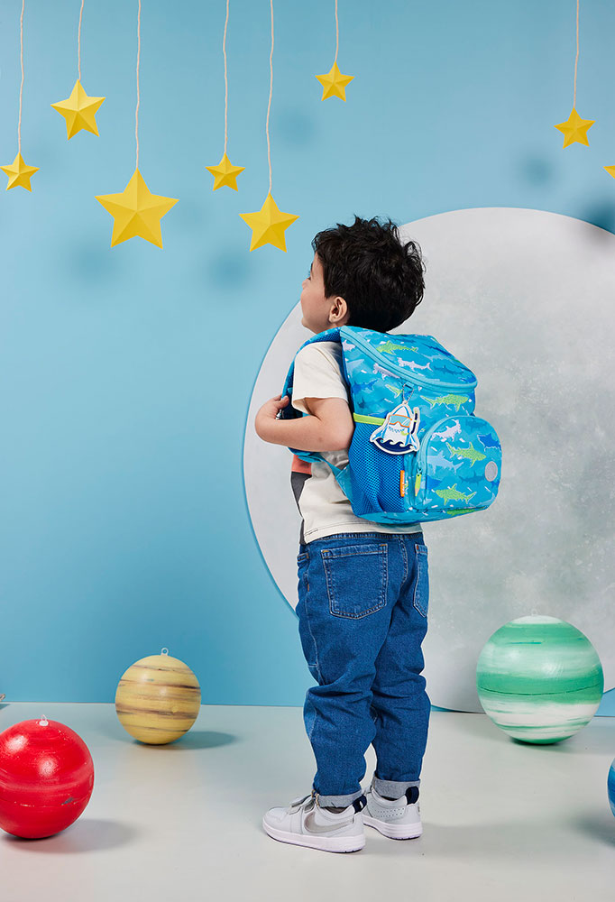 241184-EC Ruksak vrtićki TIGER FAMILY Little Travelers Blue Aquarium P12 NETTO