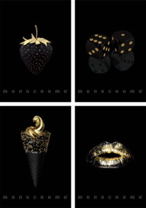 241188-EC Bilježnica A4/D Pigna Monocromo Gold P10/60 NETTO