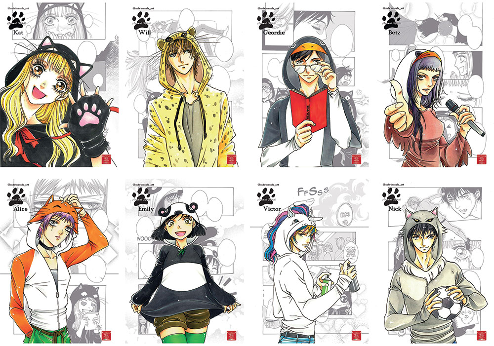 241197-EC Bilježnica A4/K Pigna Animal Spirit P10/60 NETTO