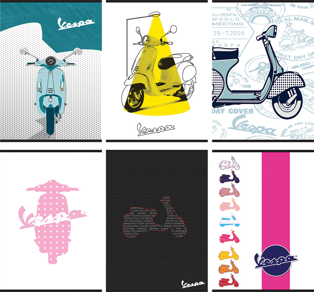 241200-EC Bilježnica A4/K Vespa 54L 63382 P10/60 NETTO