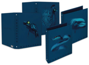 241202-EC Registrator A4 Pigna Monocromo Blue P5/30