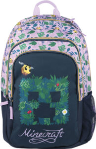 241216-EC Ruksak MINECRAFT Girls 3 zipa 32x44x20 cm P6 NETTO