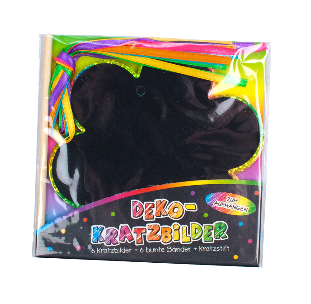 241239-EC Kreativni set viseća dekoracija i papir za grebanje 6/1 sort P36 Netto