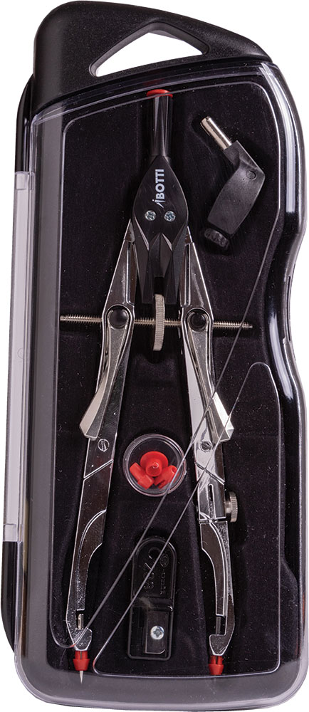 241245-EC Šestar BOTTI Infinity Pro 4 175mm brzo otvaranje+šiljilo KUM+rapid.nast. P5/60