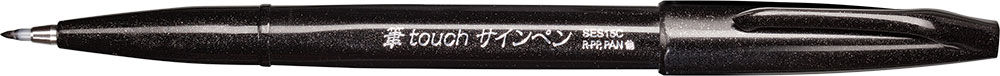 241267-EC Kist PENTEL Sign Pen SES15C-A crni P10
