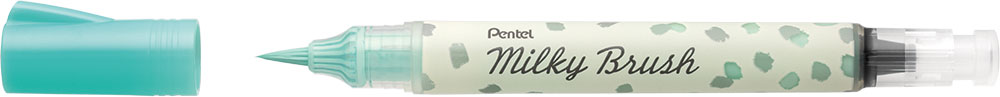 241286-EC Kist PENTEL Milky Brush GFH-PD pastel zeleni P5