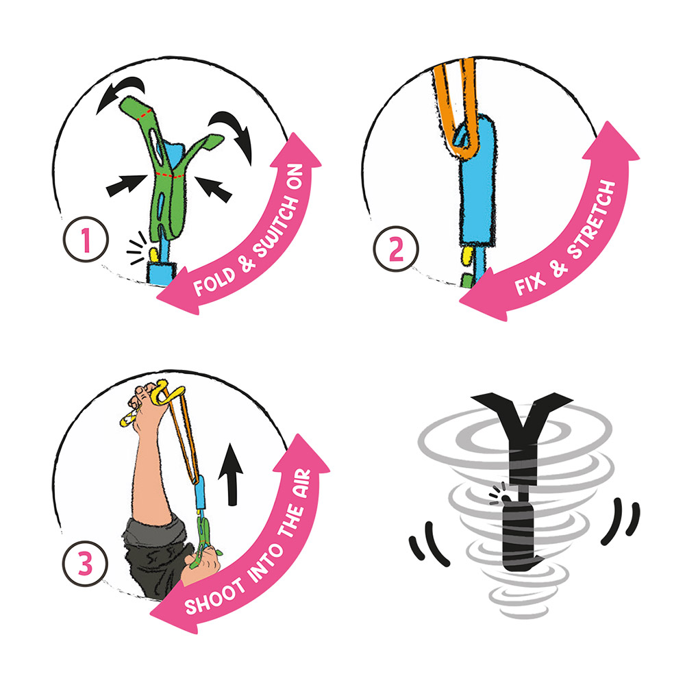 241675-EC Praćka svjetleća XTREME set, 3-djela P12/48 NETTO