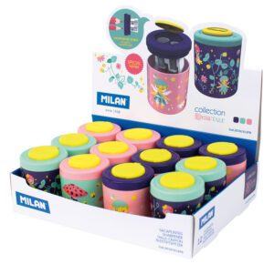 Šiljilo plastično 2 rupe MILAN Collection Fairy Tale sort display P12/60/180