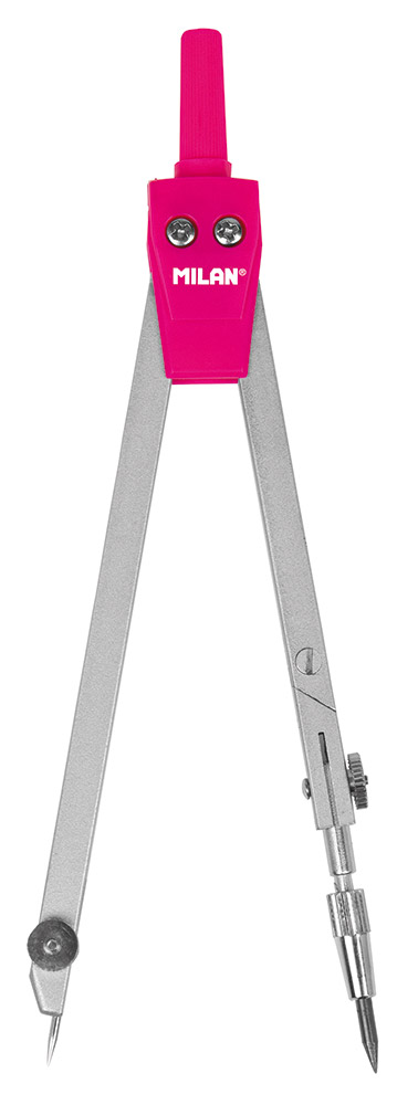 241961-EC Šestar MILAN Acid 11101B 12 cm sa rezervnim minama, rozi P12/144