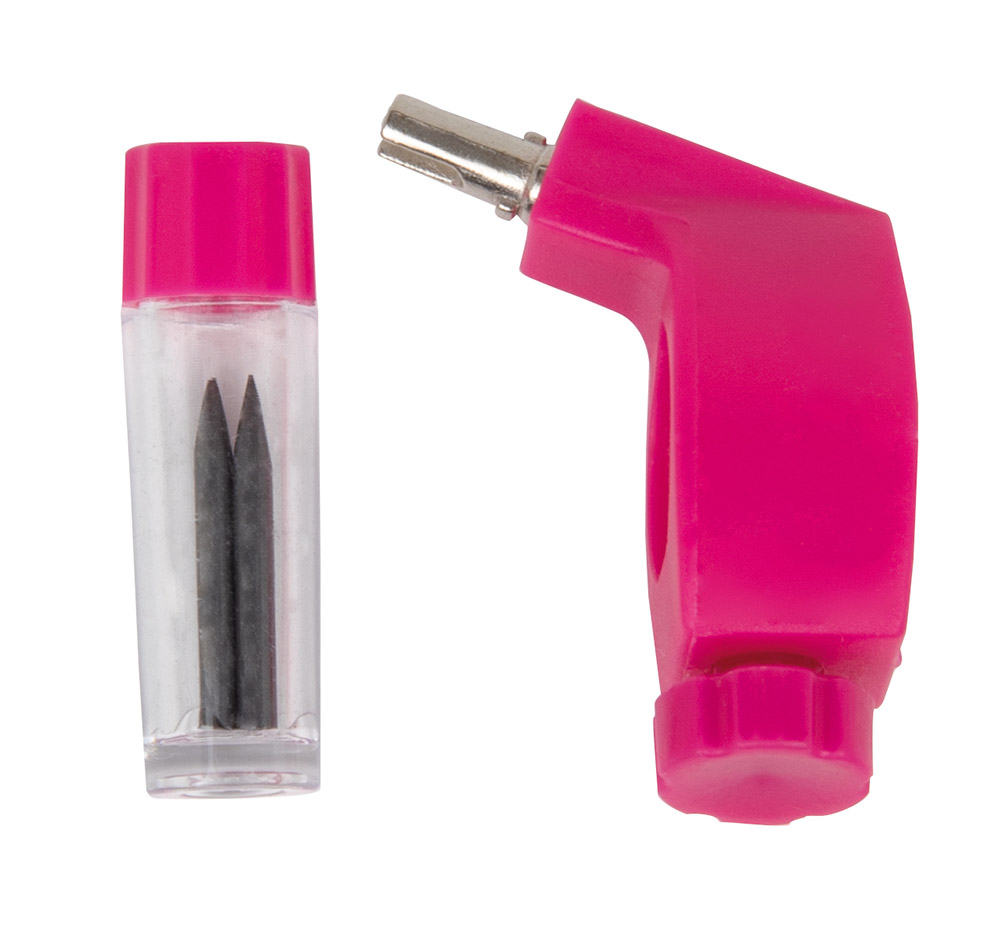 241961-EC Šestar MILAN Acid 11101B 12 cm sa rezervnim minama, rozi P12/144