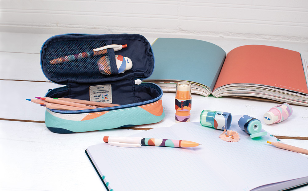 242078-EC Gumica+šiljilo MILAN Extension The Fun plastično sa kućištem P16/160