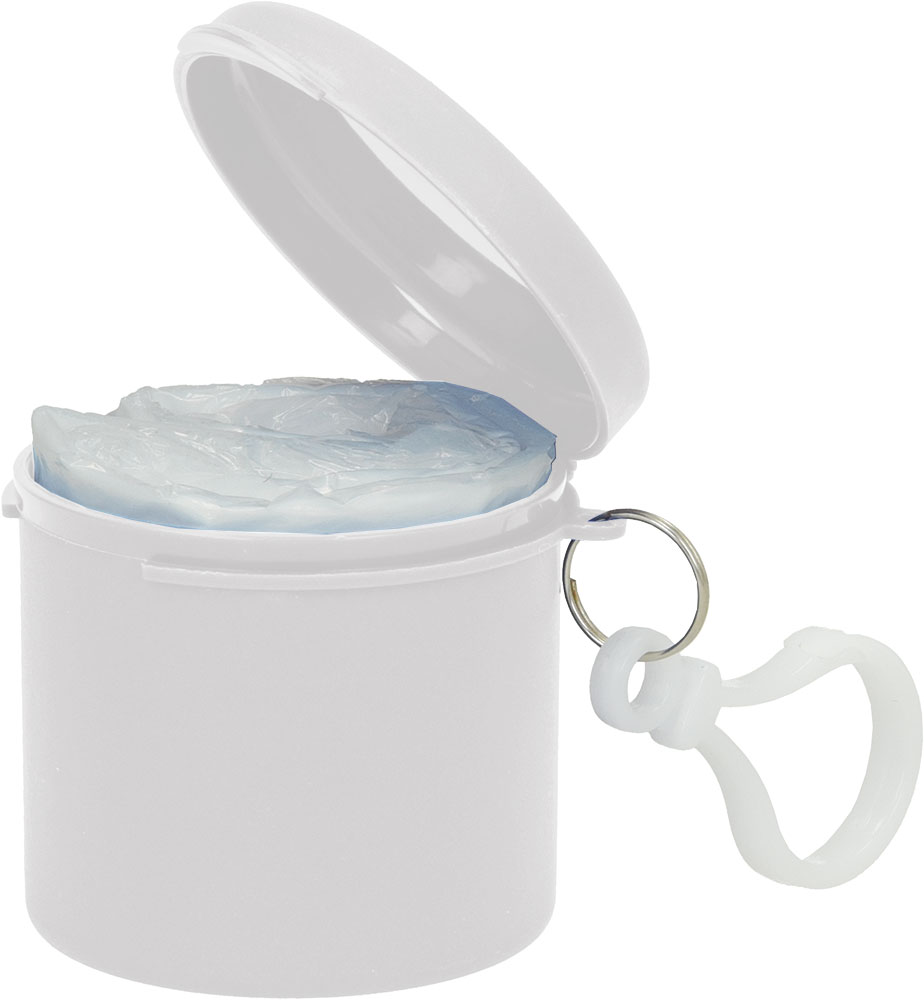 242290-EC Kabanica za kišu - pončo transparent u bijelom etuiju na privjesku