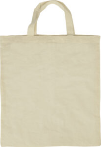 242330-EC Torba shopping KOBRA pamučna 140 g/m2 bež kratka ručka 9404021 P300