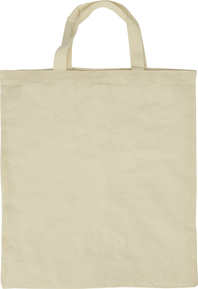 242330-EC Torba shopping KOBRA pamučna 140 g/m2 bež kratka ručka 9404021 P300