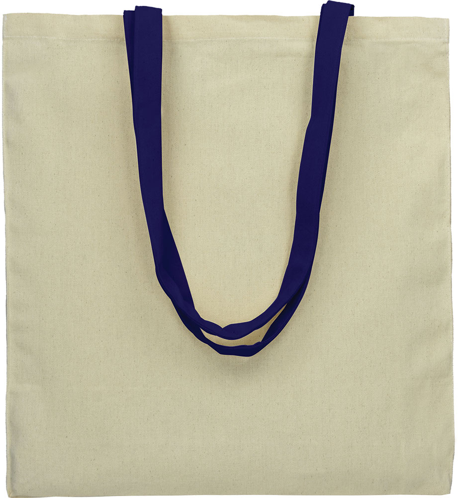 242385-EC Torba shopping KOLAKATA 140 g/m2 t.plava duga ručka 9404406 P300