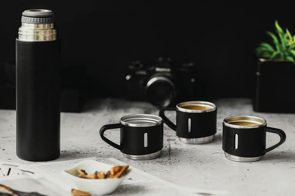 242444-EC Set darovni Halmar termosica 500ml i 3 šalice u poklon pakiranju