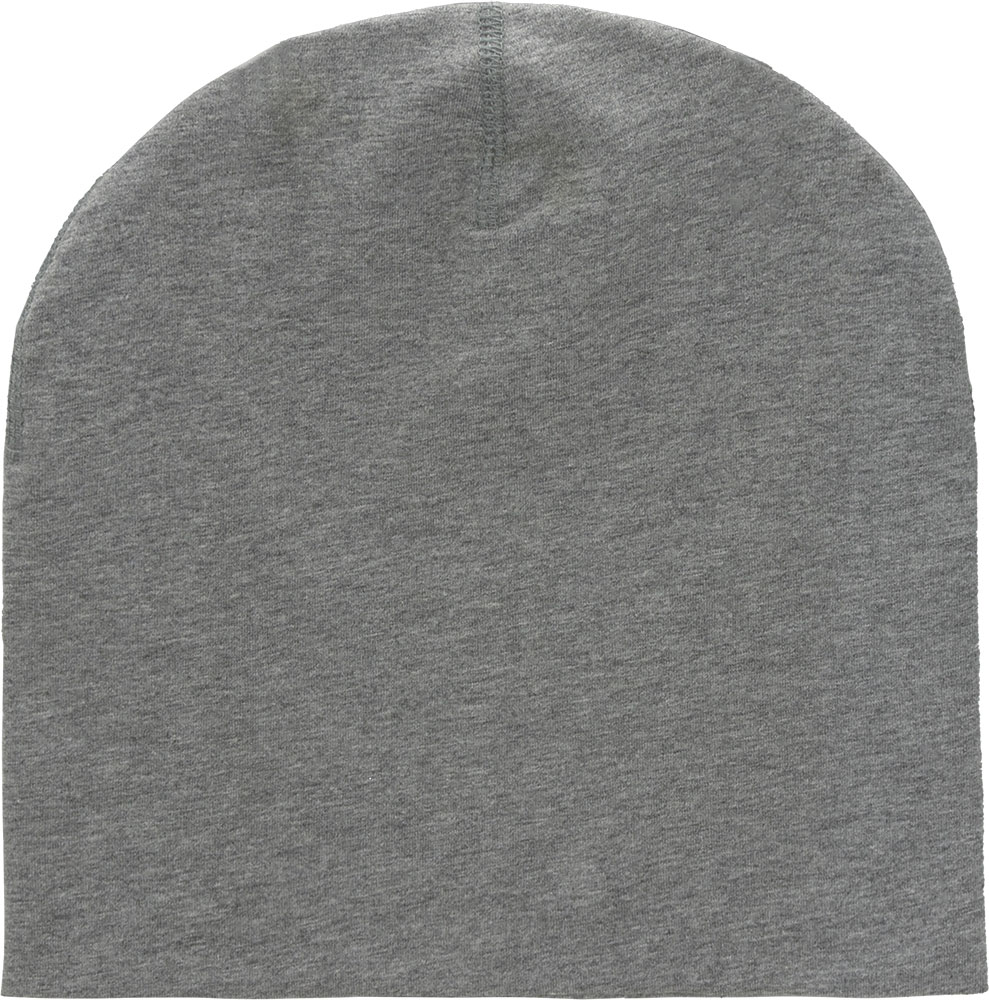 242627-EC Kapa LYCRA pletena dvoslojna melange siva