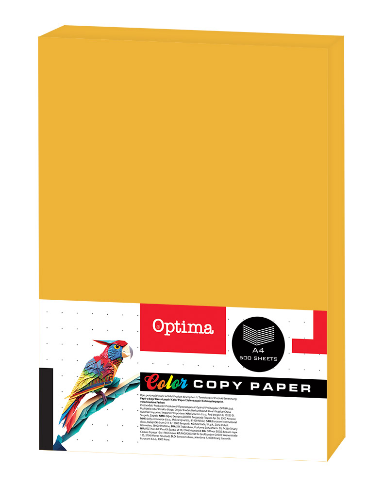 242671-EC Papir fotok.OPTIMA A4 intenziv GOLD 80gr. 500/1 DC202 P5