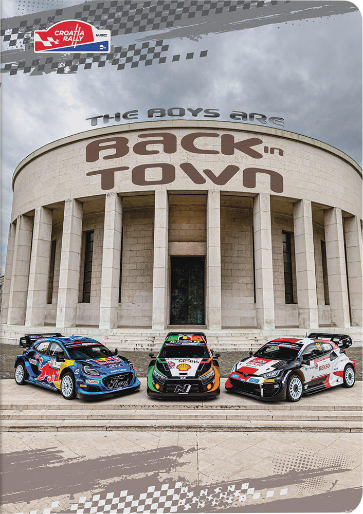 242857-EC Bilježnica A4/D WRC Croatia Rally 42 lista P10/60 NETTO