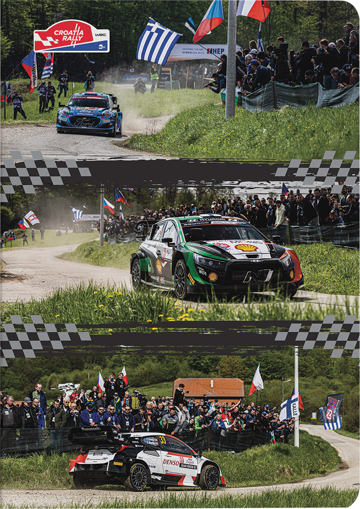 242857-EC Bilježnica A4/D WRC Croatia Rally 42 lista P10/60 NETTO