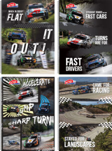 Bilježnica spiralna A4/D 50L WRC Croatia Rally P60 NETTO