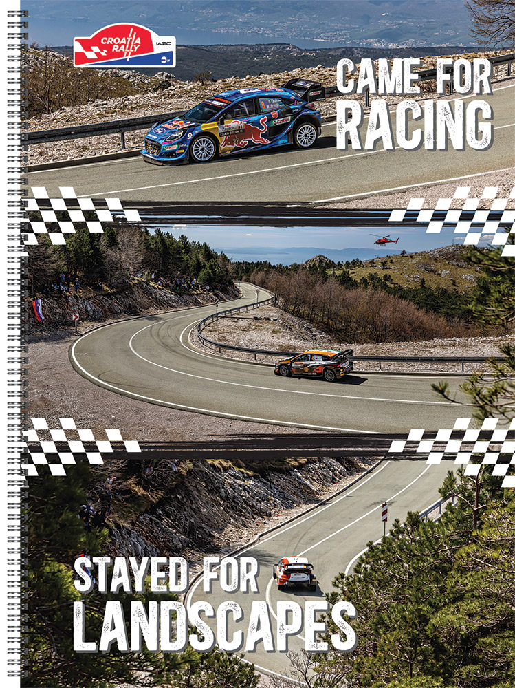 242859-EC Bilježnica spiralna A4/D 50L WRC Croatia Rally P60 NETTO